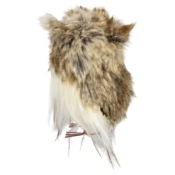 4.75" Brown And White Plush Fur Owl Christmas Ornament -Christmas Trees Shop ksa c227820a 3 78513.1667529945