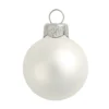 Matte Silver Glass Ball Christmas Ornament 7" (177mm)
