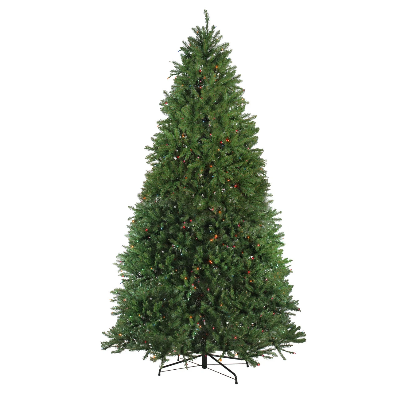 12' Pre-Lit Full Northern Pine Artificial Christmas Tree - Multi-Color Lights 2 12' Pre-Lit Full Northern Pine Artificial Christmas Tree - Multi-Color Lights - Image 2