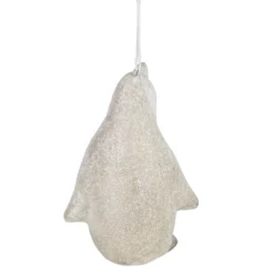 4" White Glitter Standing Penguin Christmas Hanging Ornament -Christmas Trees Shop meravic r7082 4 58333.1667490749
