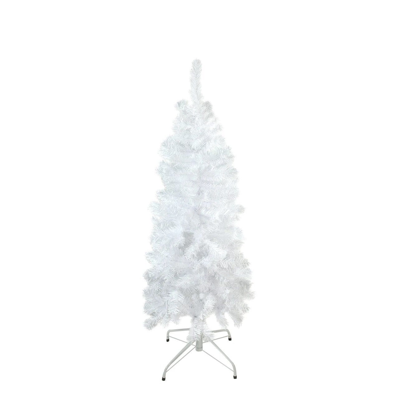 4.5' Pencil White Winston Pine Artificial Christmas Tree - Unlit 1 4.5' Pencil White Winston Pine Artificial Christmas Tree - Unlit