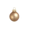 2ct Cognac Brown Matte Glass Christmas Ball Ornaments 6" (150mm)