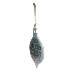 20" Silver And Green 'Merry Bright' Onion Christmas Wall Hanging Ornament -Christmas Trees Shop midwest 139978 1201 77003.1667530527