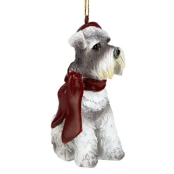 3.5" Gray Mini Schnauzer Dog Christmas Ornament -Christmas Trees Shop minis 3 90182.1667614656