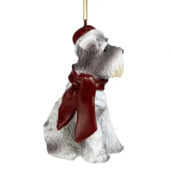 3.5" Gray Mini Schnauzer Dog Christmas Ornament -Christmas Trees Shop minis 4 48517.1667614656