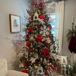 5.5" Red Yarn Ball Hanging Christmas Ornament -Christmas Trees Shop northlight20q526351 cxpic 95840.1671658518