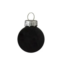 9ct Shiny And Matte Black Glass Ball Christmas Ornaments 2.5" (65mm) -Christmas Trees Shop northlight20wy00746 1 54385.1667655052