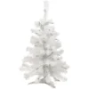3' Pre-Lit Slim White Pine Artificial Christmas Tree - Green Lights