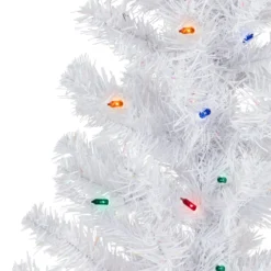 3' Pre-lit White Pine Artificial Christmas Tree - Multi Lights -Christmas Trees Shop northlight b03900 3 56237.1667659876