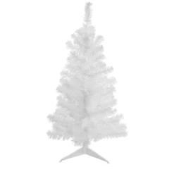3' Slim White Pine Artificial Christmas Tree - Unlit