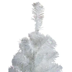 4' Slim White Tinsel Artificial Christmas Tree - Unlit -Christmas Trees Shop northlight b83499 2 41142.1667661969