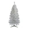 4' Slim White Tinsel Artificial Christmas Tree - Unlit
