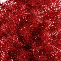 6' Pencil Red Tinsel Artificial Christmas Tree - Unlit -Christmas Trees Shop northlight b83511 3 24907.1669400515