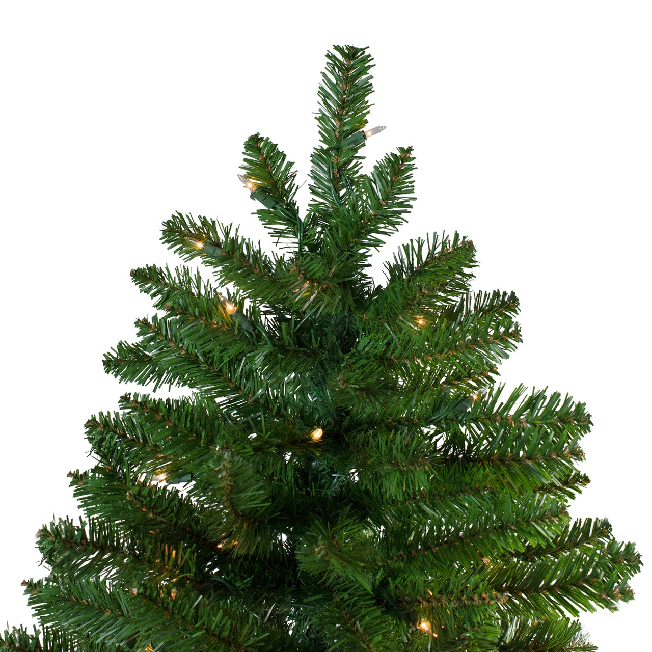 12' Pre-Lit Eastern Pine Slim Artificial Christmas Tree - Clear Lights 4 12' Pre-Lit Eastern Pine Slim Artificial Christmas Tree - Clear Lights - Image 4