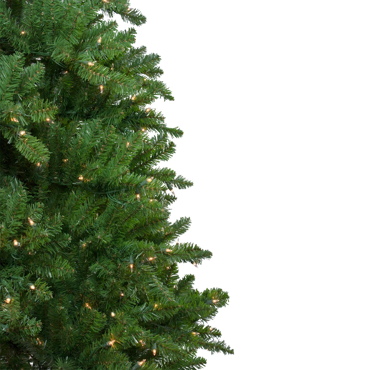 12' Pre-Lit Eastern Pine Slim Artificial Christmas Tree - Clear Lights 5 12' Pre-Lit Eastern Pine Slim Artificial Christmas Tree - Clear Lights - Image 5