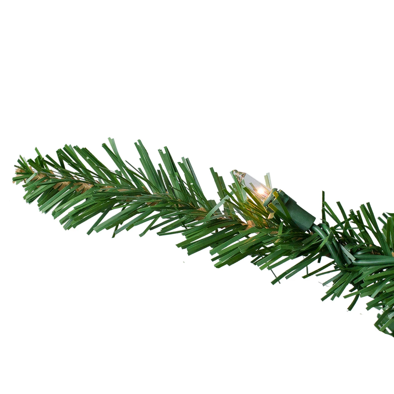 12' Pre-Lit Eastern Pine Slim Artificial Christmas Tree - Clear Lights 3 12' Pre-Lit Eastern Pine Slim Artificial Christmas Tree - Clear Lights - Image 3
