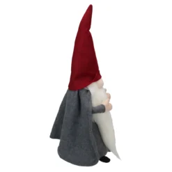 18" Gray And Red Standing Big Nose Gnome Holding A Stick -Christmas Trees Shop northlight e27393 3 36964.1667536168