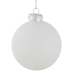 4ct White Glass Ball Ornaments With Black Christmas Trees 3" -Christmas Trees Shop northlight eb94511 2 73335.1671114552