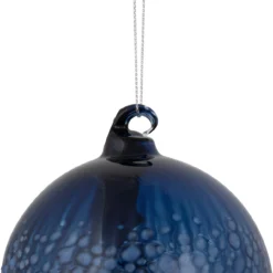4.75" Blue Clear Glass Christmas Ball Ornament -Christmas Trees Shop northlight gb94383 sample 2 29768.1670623765