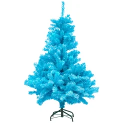 4' Cerulean Blue Pine Artificial Christmas Tree, Unlit