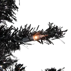 6' Pre-Lit Black Artificial Tinsel Christmas Tree, Clear Lights 8 6' Pre-Lit Black Artificial Tinsel Christmas Tree, Clear Lights -Christmas Trees Shop northlight j92324 3 75256.1667657099