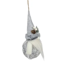 7.75" Gray Nordic Santa Claus Gnome Christmas Ornament -Christmas Trees Shop northlight ja25722 3 79249.1667572866