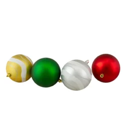 39ct Red And Blue Shatterproof 2-Finish Christmas Ball Ornaments 4" (100mm) -Christmas Trees Shop northlight lj341111 3 29220.1667534127