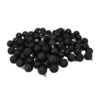 96ct Black Shatterproof 4-Finish Christmas Ball Ornaments 1.5" (40mm)