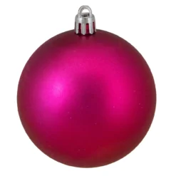 16ct Magenta Pink Shatterproof 4-Finish Christmas Ball Ornaments 3" (75mm) -Christmas Trees Shop northlight lj36036 2 85816.1667488414