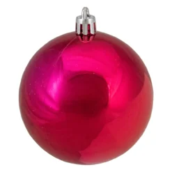 16ct Magenta Pink Shatterproof 4-Finish Christmas Ball Ornaments 3" (75mm) -Christmas Trees Shop northlight lj36036 4 11014.1667488414