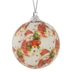 14-Piece Snowman Decoupage Christmas Ball Ornament Set, 2.25" (60mm) -Christmas Trees Shop northlight lj92504 3 14065.1672770371
