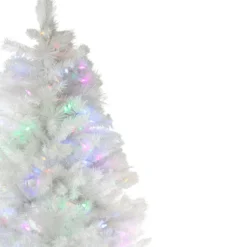 7.5' Pre-Lit Medium Iridescent Pine Artificial Christmas Tree - Multi-Color LED Lights -Christmas Trees Shop northlight m35616 2 56359.1667643295