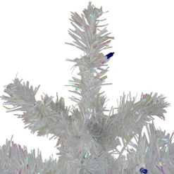 3' Pre-Lit White Medium Pine Artificial Christmas Tree - Blue Lights -Christmas Trees Shop northlight m88685 2 56070.1683572276