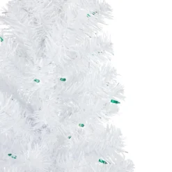 3' Pre-Lit Medium White Pine Artificial Christmas Tree - Green Lights -Christmas Trees Shop northlight m88686 2 68170.1669750292
