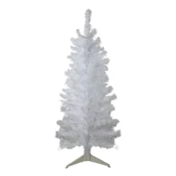 4' White Iridescent Pine Artificial Christmas Tree - Unlit