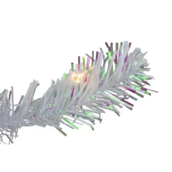 4' Pre-lit White Iridescent Pine Artificial Christmas Tree - Clear Lights -Christmas Trees Shop northlight m88690 3 91562.1667536506