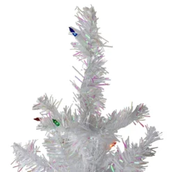 4' Pre-lit White Iridescent Pine Artificial Christmas Tree - Multi Lights 7 4' Pre-lit White Iridescent Pine Artificial Christmas Tree - Multi Lights -Christmas Trees Shop northlight m88691 2 19792.1667642860