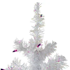 4' Pre-lit White Iridescent Pine Artificial Christmas Tree - Purple Lights 7 4' Pre-lit White Iridescent Pine Artificial Christmas Tree - Purple Lights -Christmas Trees Shop northlight m88695 2 69170.1667663073