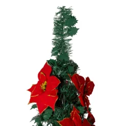 6' Pre-Lit Slim Pre-Decorated Poinsettia Pop-Up Artificial Christmas Tree 6 6' Pre-Lit Slim Pre-Decorated Poinsettia Pop-Up Artificial Christmas Tree -Christmas Trees Shop northlight sm27458 2 97441.1667487547