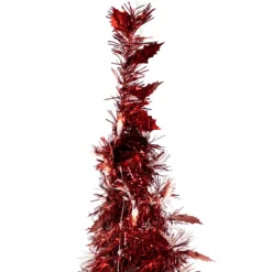 6' Pre-Lit Red Tinsel Pop-Up Artificial Christmas Tree - Clear Lights -Christmas Trees Shop northlight sm92154 3 43068.1667663014