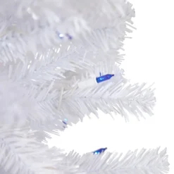 4' Pre-Lit Woodbury White Pine Slim Artificial Christmas Tree, Blue Lights 9 4' Pre-Lit Woodbury White Pine Slim Artificial Christmas Tree, Blue Lights -Christmas Trees Shop northlight sm92881 4 96051.1667490891