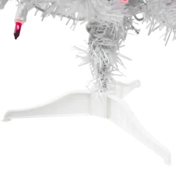2' Pre-Lit Woodbury White Pine Slim Artificial Christmas Tree, Pink Lights -Christmas Trees Shop northlight sm92887 4 21142.1669748169