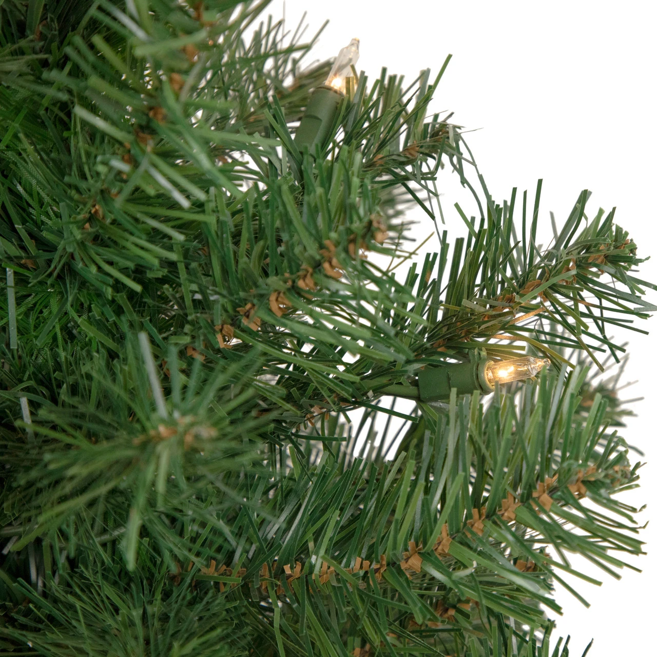 3' Pre-Lit Oakridge Noble Fir Artificial Christmas Tree, Clear Lights 3 3' Pre-Lit Oakridge Noble Fir Artificial Christmas Tree, Clear Lights - Image 3