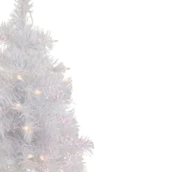 2' Pre-lit Rockport White Pine Artificial Christmas Tree, Clear Lights -Christmas Trees Shop northlight sm92943 2 41233.1667529783