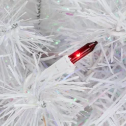 2' Pre-lit Rockport White Pine Artificial Christmas Tree, Multi Lights -Christmas Trees Shop northlight sm92944 3 98212.1669820877