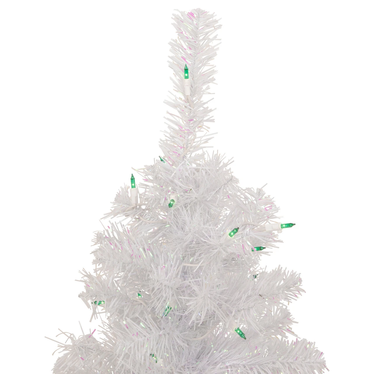 2' Lighted Rockport White Pine Artificial Christmas Tree, Green Lights 3 2' Lighted Rockport White Pine Artificial Christmas Tree, Green Lights - Image 3