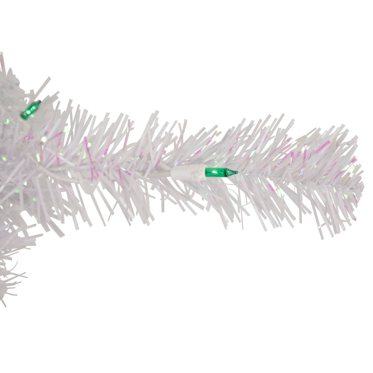 2' Lighted Rockport White Pine Artificial Christmas Tree, Green Lights 2 2' Lighted Rockport White Pine Artificial Christmas Tree, Green Lights - Image 2