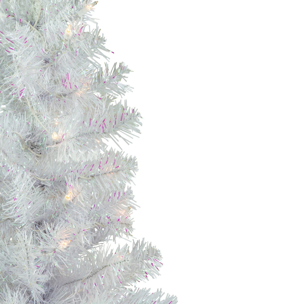 3' Pre-lit Rockport White Pine Artificial Christmas Tree, Clear Lights 3 3' Pre-lit Rockport White Pine Artificial Christmas Tree, Clear Lights - Image 3