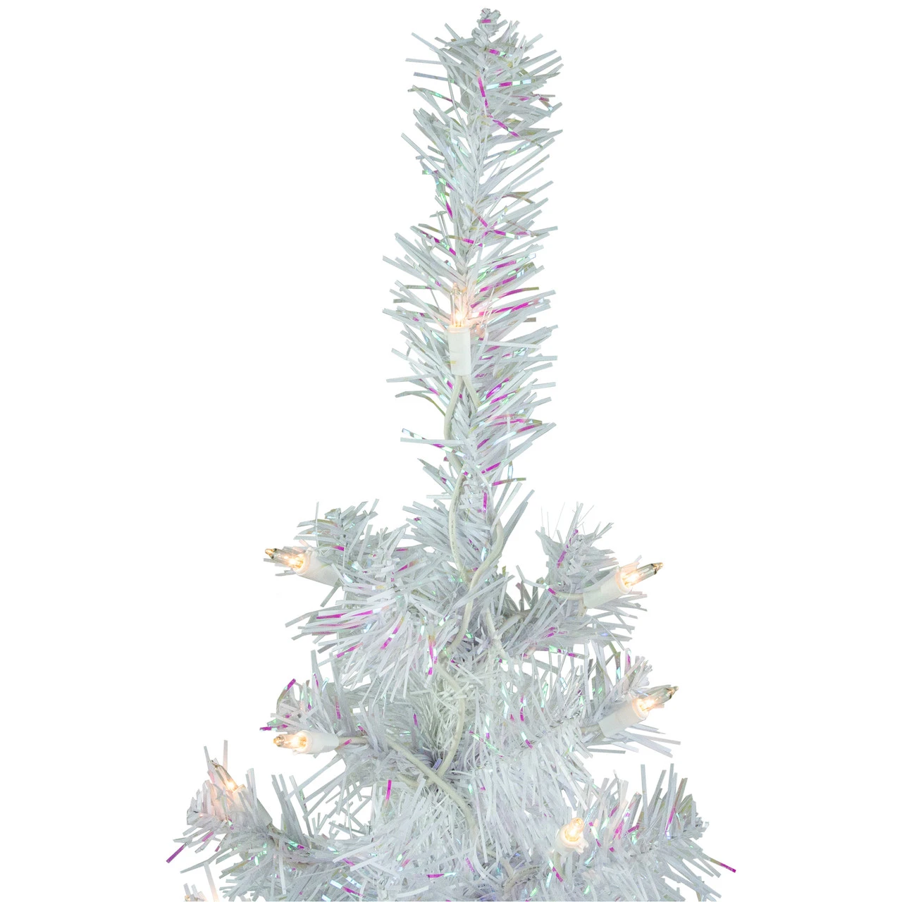 3' Pre-lit Rockport White Pine Artificial Christmas Tree, Clear Lights 4 3' Pre-lit Rockport White Pine Artificial Christmas Tree, Clear Lights - Image 4