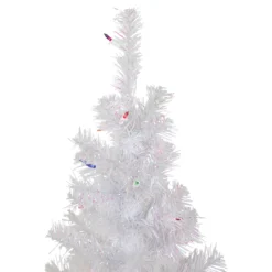 4' Pre-lit Rockport White Pine Artificial Christmas Tree, Multi Lights -Christmas Trees Shop northlight sm92955 3 updated 27784.1667489839